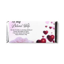 Rote Rose Hershey Bar Favors