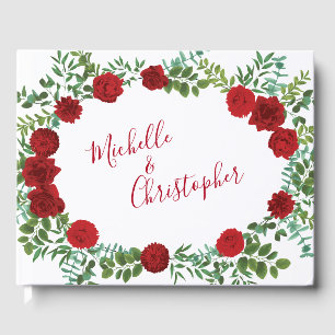 Rote Rose Hochzeit Gästebuch