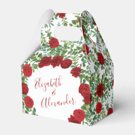 Rote Rose Hochzeit Geschenkschachtel