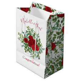 Rote Rose Hochzeit Mittlere Geschenktüte