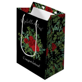 Rote Rose Hochzeit Mittlere Geschenktüte