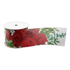 Rote Rose Hochzeit Satinband