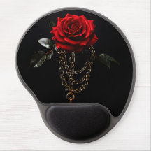 Rote Rose in Chains Goth