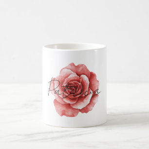 Rote Rose Kaffeetasse