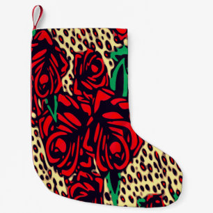 Rote Rose Kleiner Weihnachtsstrumpf