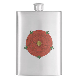 Rote Rose Lancaster Flachmann