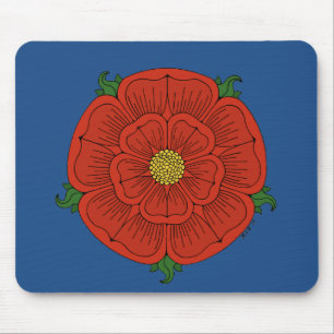 Rote Rose Lancaster Mousepad