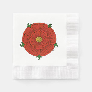 rote Rose Lancaster Serviette
