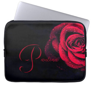 Rote Rose Laptopschutzhülle