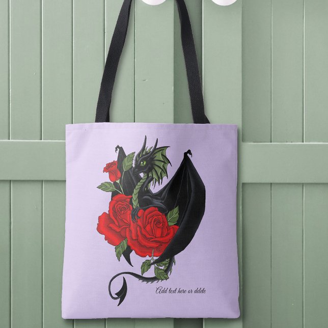 Rote Rose Lavendel Tasche (Von Creator hochgeladen)