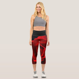 Rote Rose lecapcnm Capri Leggings