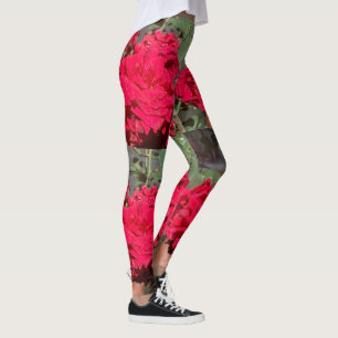 Rote Rose Leggings
