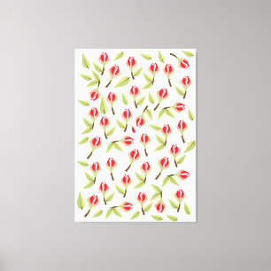 Rote Rose Leinwanddruck