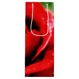 Rote Rose Liebe Geschenktüte Für Weinflaschen
