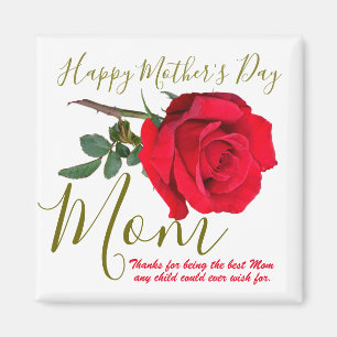 Rote Rose Magnet