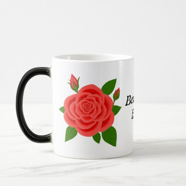 Rote Rose Morping Tasse (Links)