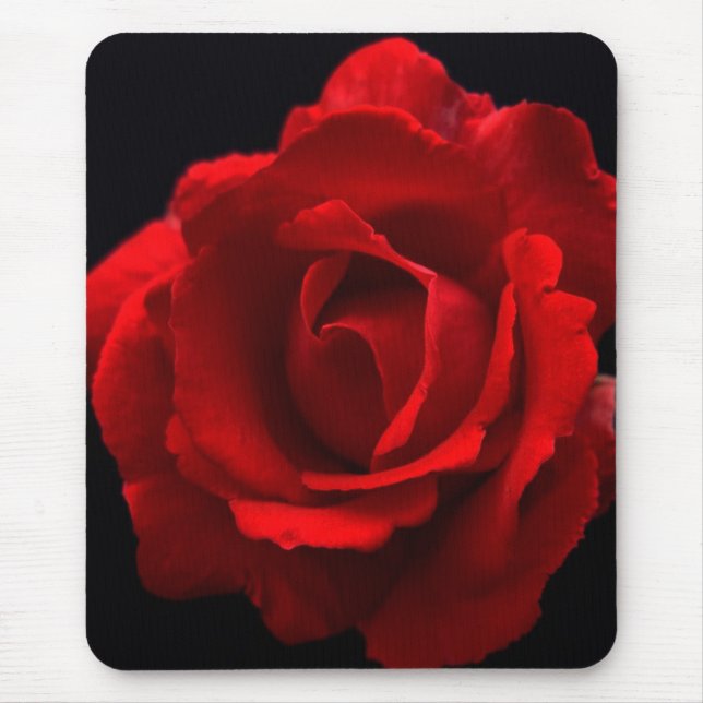 Rote Rose mpcnm Mousepad (Vorne)