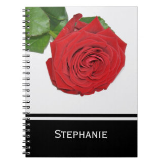 Rote Rose Notizblock