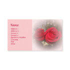 Rote Rose Pair Business Card