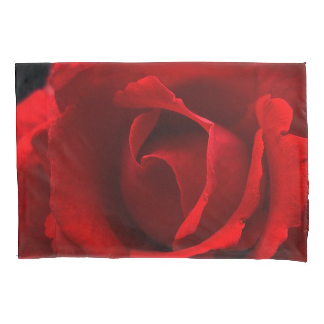 Rote Rose pccnm Kissenbezug (Vorderseite)