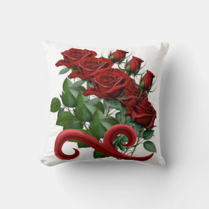 Rote Rose Pillow Kissen