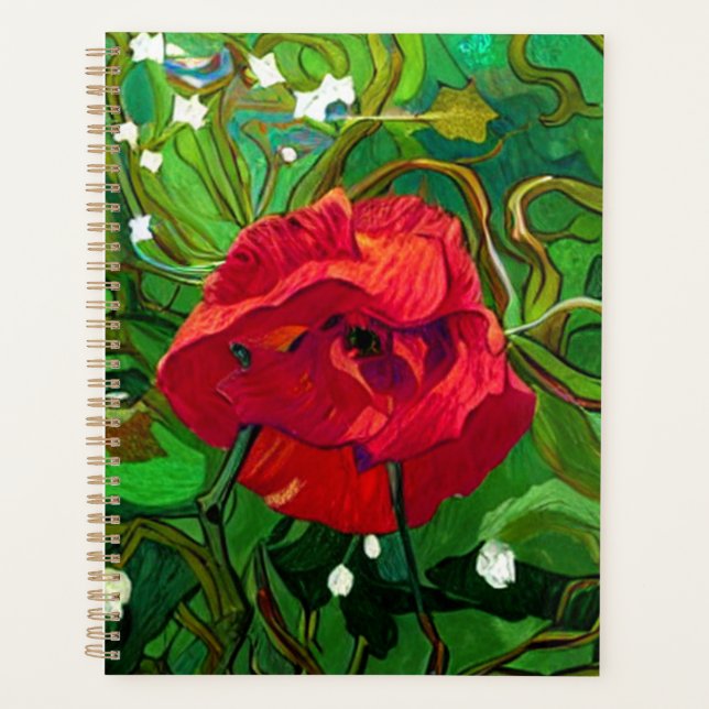 ROTE ROSE  PLANER (Vorderseite)