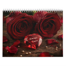 Rote Rose Romantischer Valentinstag-Pärchen 2026 S