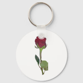 Rote Rose Schlüsselanhänger