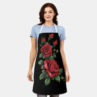 ROTE ROSE SCHÜRZE