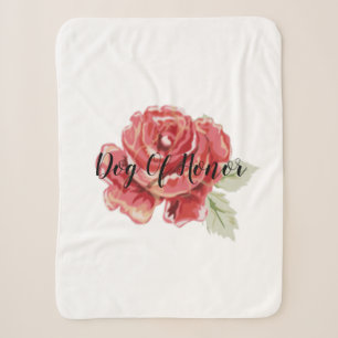 Rote Rose Sherpadecke