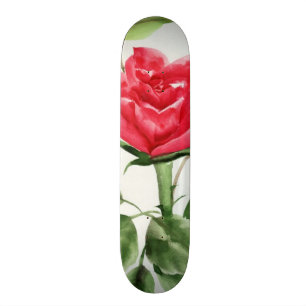 Rote Rose Skateboard