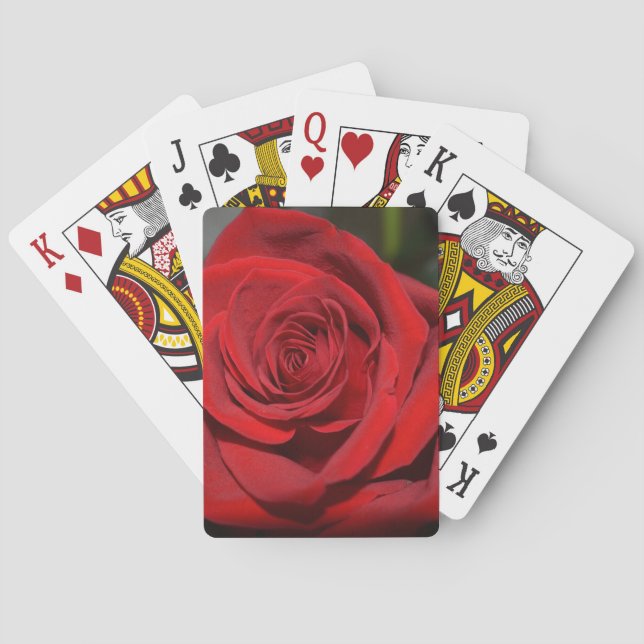 Rote Rose Spielkarten (Rückseite)