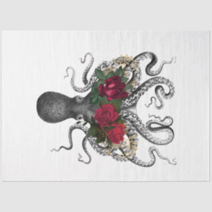 Rote Rose Steampunk Serie Design 20 Seidenpapier