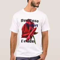 Rote Rose T - Shirt