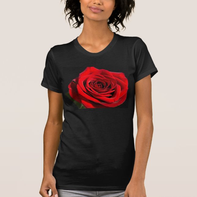 Rote Rose T-Shirt (Vorderseite)
