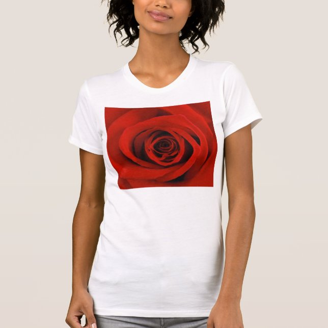 Rote Rose T-Shirt (Vorderseite)