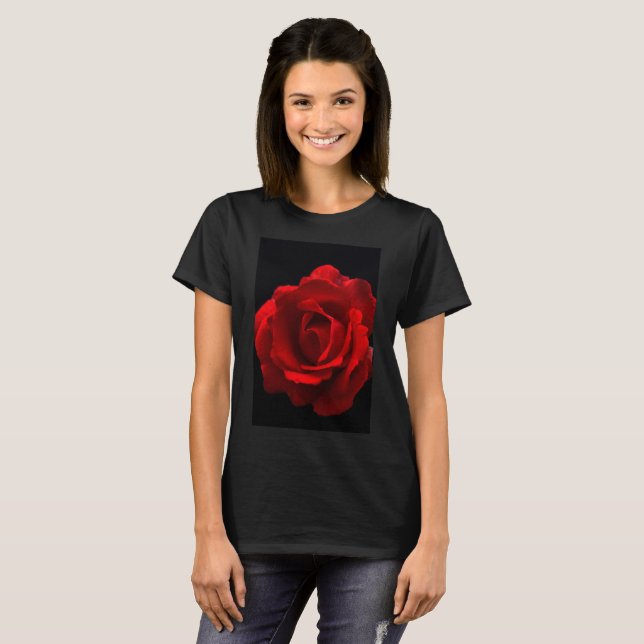 Rote Rose T-Shirt (Vorne ganz)