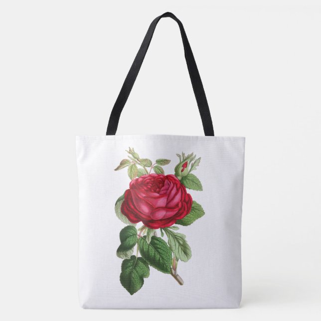 Rote Rose Tasche (Vorderseite)