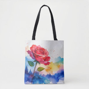 ROTE ROSE TASCHE