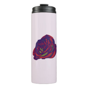 Rote Rose Thermosbecher