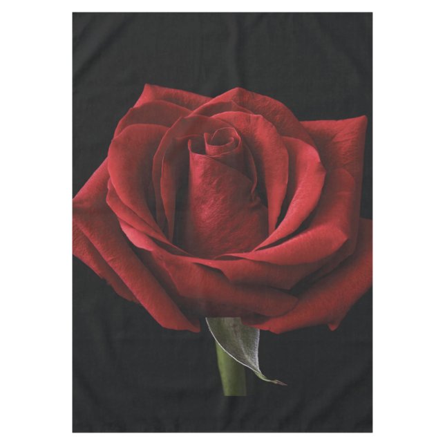 Rote Rose Tischdecke (Vorderseite)