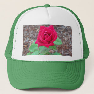 Rote Rose Truckerkappe