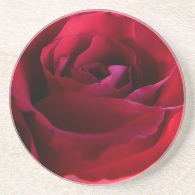 Rote Rose Untersetzer Rosa Geschenke Keepake Dekor (Vorne)