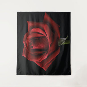 Rote Rose Wandteppich