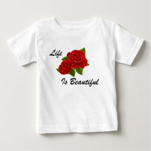 Rote Rose White Baby T-shirt