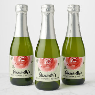 Rote Rose zum Limonen Brautparty Mini
