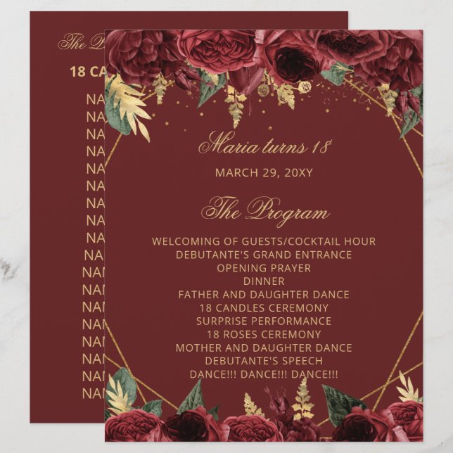 Rote Rosen 18 Festlichkeiten und Rose (Vorne/Hinten)