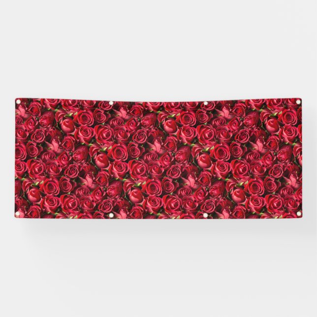 Rote Rosen Banner (Horizontal)