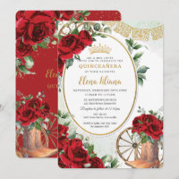 Rote Rosen Blumenkohl Stiefel Quinceañera Süß 16