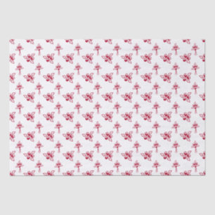 Rote Rosen Blumenmuster-Gewebepapier Seidenpapier